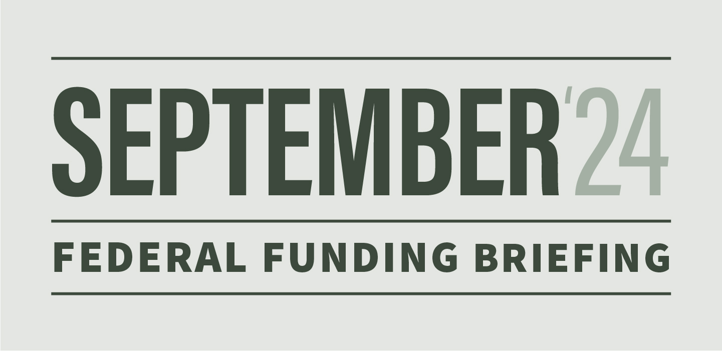 September Federal Funding Briefing